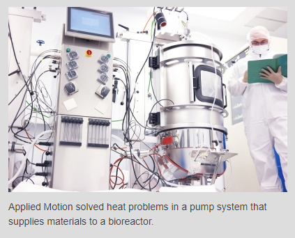 Applied Motion Products Solves Heat Problems with Integrated Closed-Loop Step Motors Applied Motion Products Solves Heat Problems with Integrated Closed-Loop Step Motors