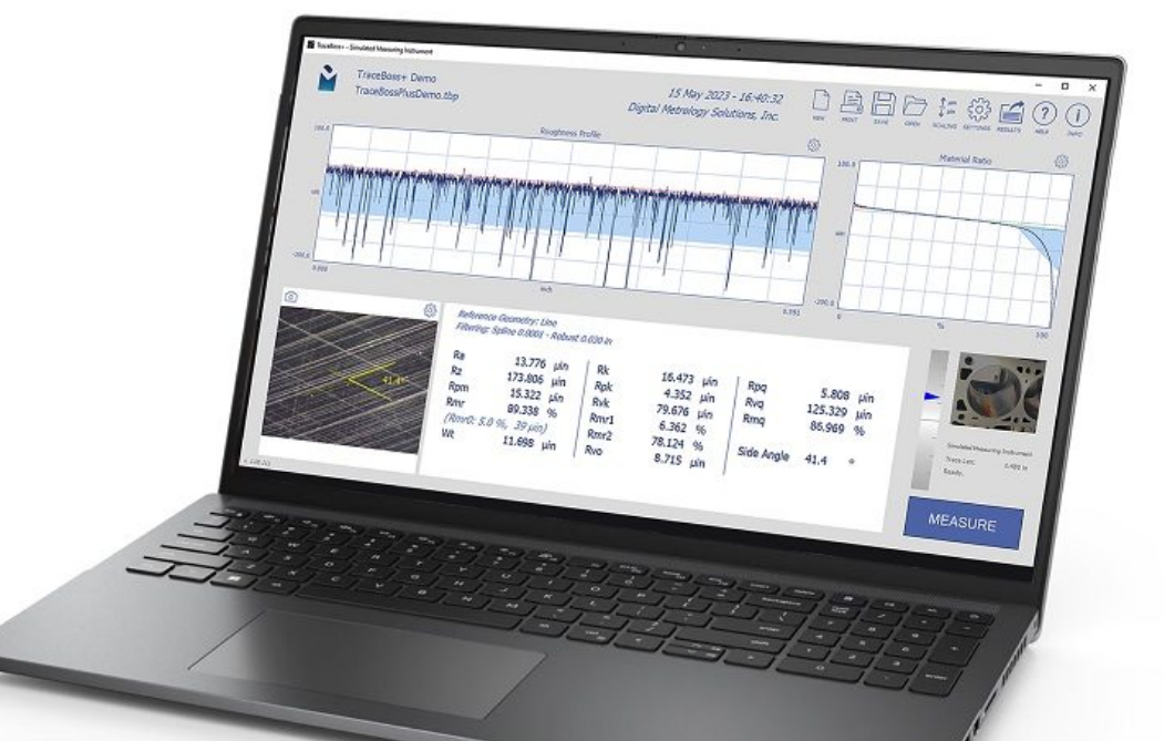 TraceBoss Plus Software Combines Surface Roughness and Crosshatch Measurement and Analysis