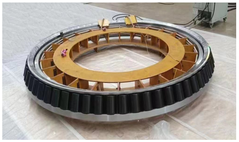 China first largest size TRB offshore wind power spindle bearing researched by ZYS was successfully put into use