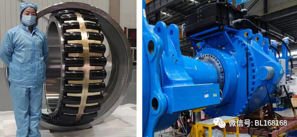 ZYS successfully completed the installation of the first largest SRB wind power spindle bearing in China