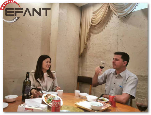 Brazilian Customer Visited EFANT Factory