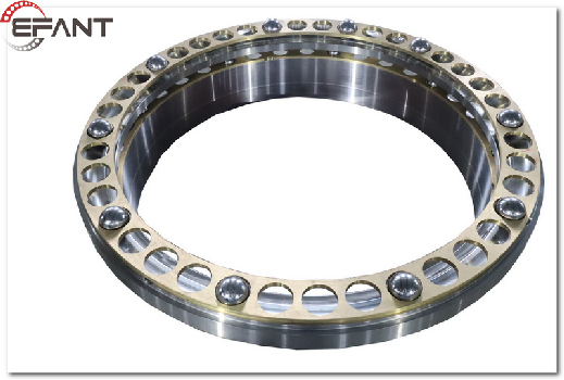 Production and shipment of large non-standard angular contact thrust ball bearings