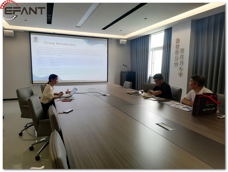 Welcome Our Korea customers to visit EFANT Factory