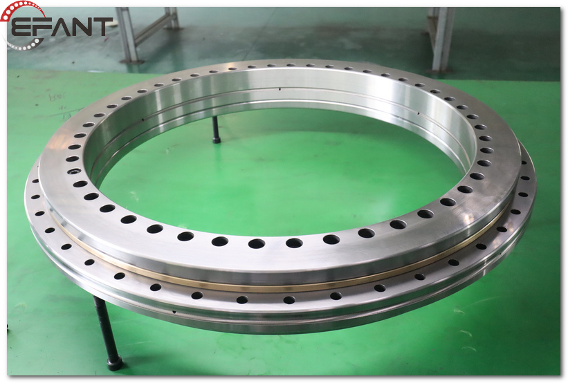 What is the process for installing turntable bearings