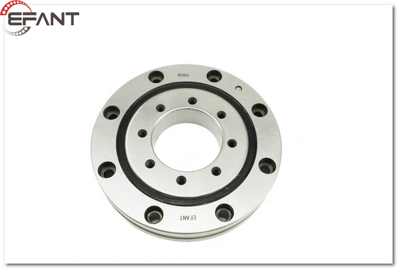 What are the two commonly used bearings in industrial robots?