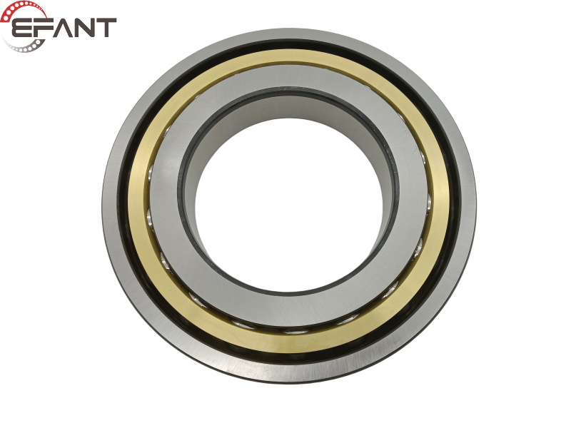 What are the applications of high-speed precision angular contact ball bearings in electric spindles?