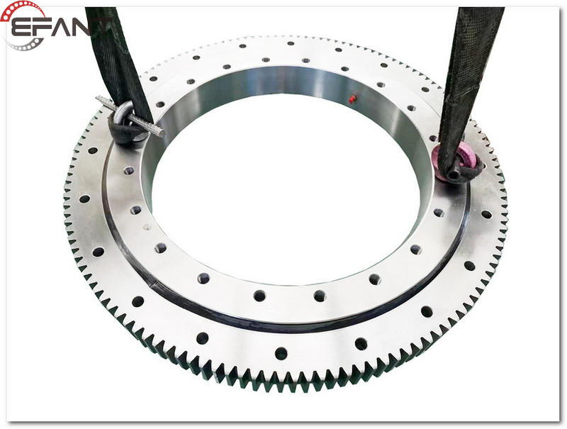 What is the structural form of slew bearings?