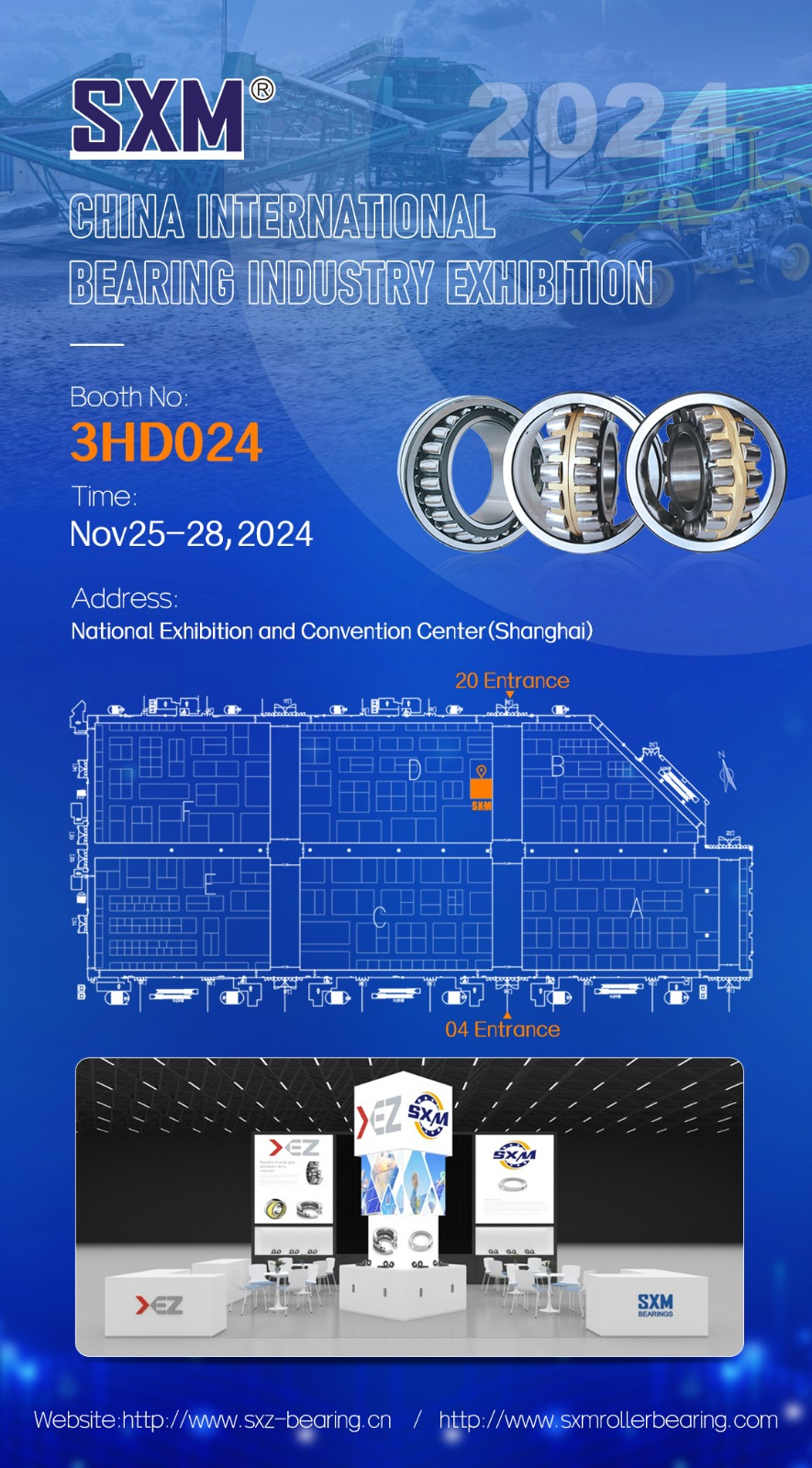 2024 China International Bearing Exhibition, SXM Bearing will be there!