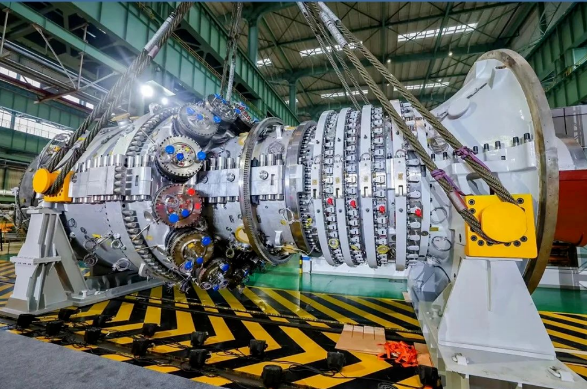 China independently developed 300MW F-class heavy-duty gas turbine was successfully ignited for the first time in Shanghai