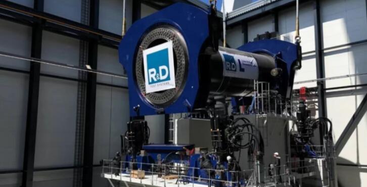 World Largest Wind Turbine Main Shaft Bearing Test Rig Enters Commissioning Phase and Set for Operation