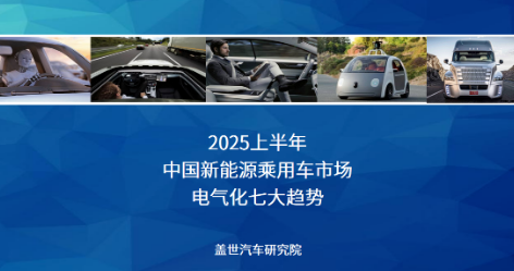 Top 7 Electrification Trends in the H1 2025 China New Energy Market
