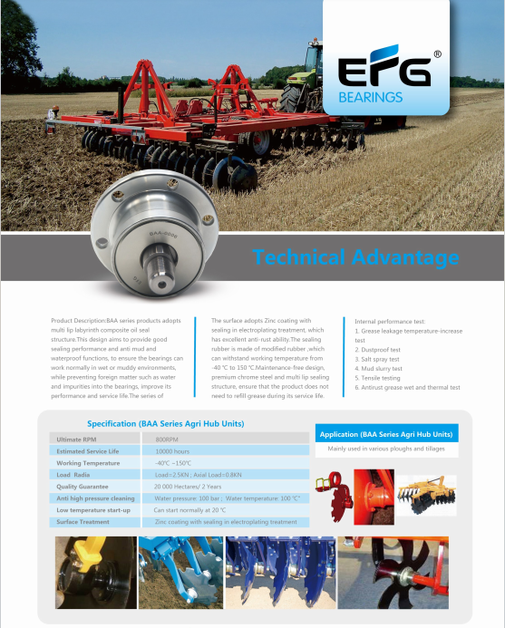 EFG's BAA 0006 Series Agri Hub Units