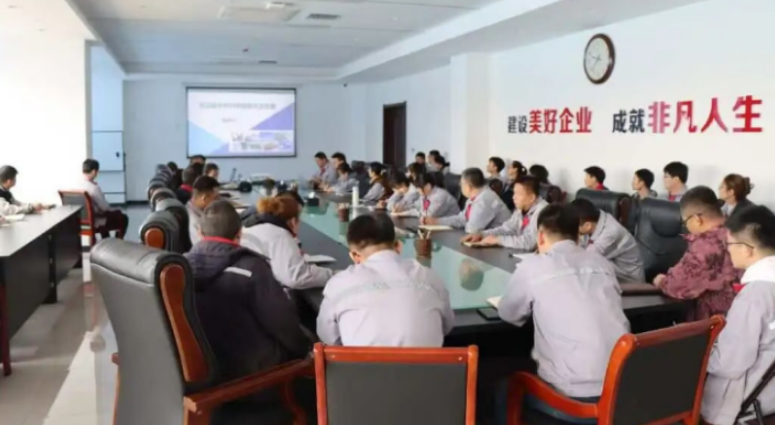 HRB Bearing carries out special training on bearing materials and heat treatment technology