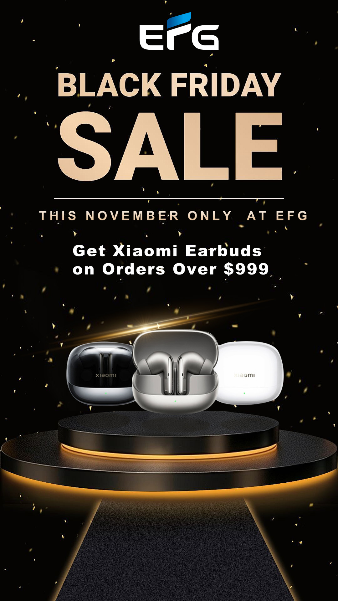 Black Friday Deal: Get FREE Mi Earbuds with ETG Linear Motion Systems!
