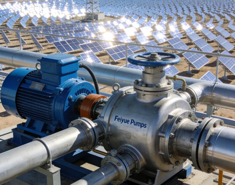 FeiYue Pump Powers 100MW CSP Project to Grid Success
