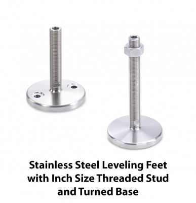 JW Winco Offers Stainless Steel Leveling Feet