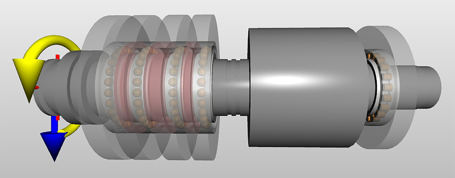 Premiere of the spindle bearing simulation tool SimPro Spindle