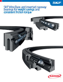 Custom wire race bearings provide extreme space and weight savings and corrosion resistance