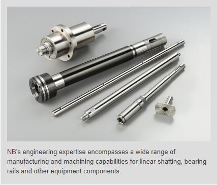 NB Corporation Offers Tapped or Threaded Shafts