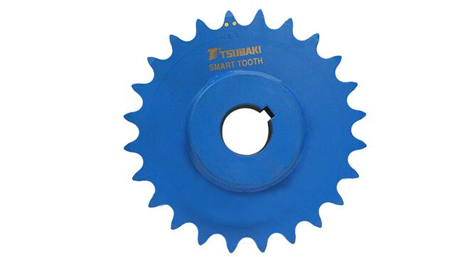 Tsubacki sprockets utilize wear indicator technology