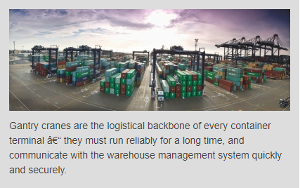 Siemens Network Technology Ensures Efficient Operation at Container Port Terminal