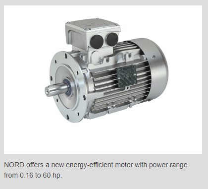 NORD Introduces New Energy-Efficient Motor