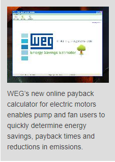 WEG Calculator Determines Energy Savings