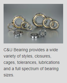 C&U Bearing Offers Roller Bearing Portfolio