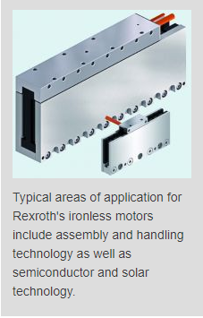 Rexroth Offers Ironless Linear Motors Line