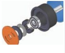 Conveyor idler line seals out contaminants