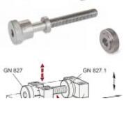 Winco stainless steel adjusting screws