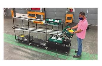 Mobile flow rack