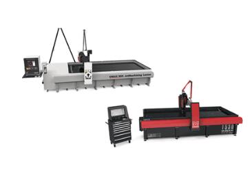 Abrasive waterjet cutting systems