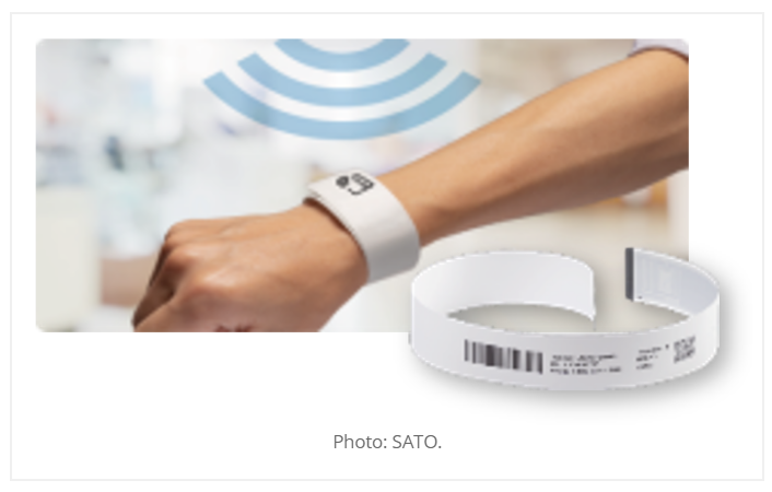 UHF RFID patient ID wristband