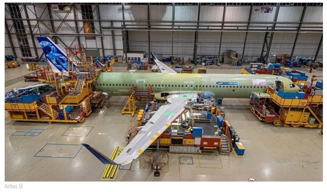 First Airbus A321XLR undergoes final assembly