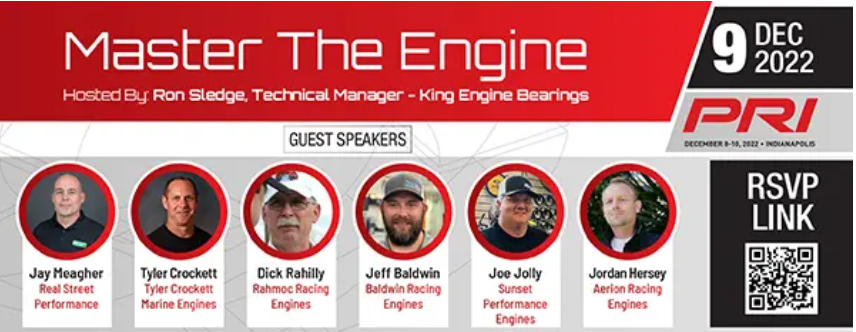 KING TO HOST PRI TECH SEMINAR AND LAUNCHES CAN-AM BEARINGS