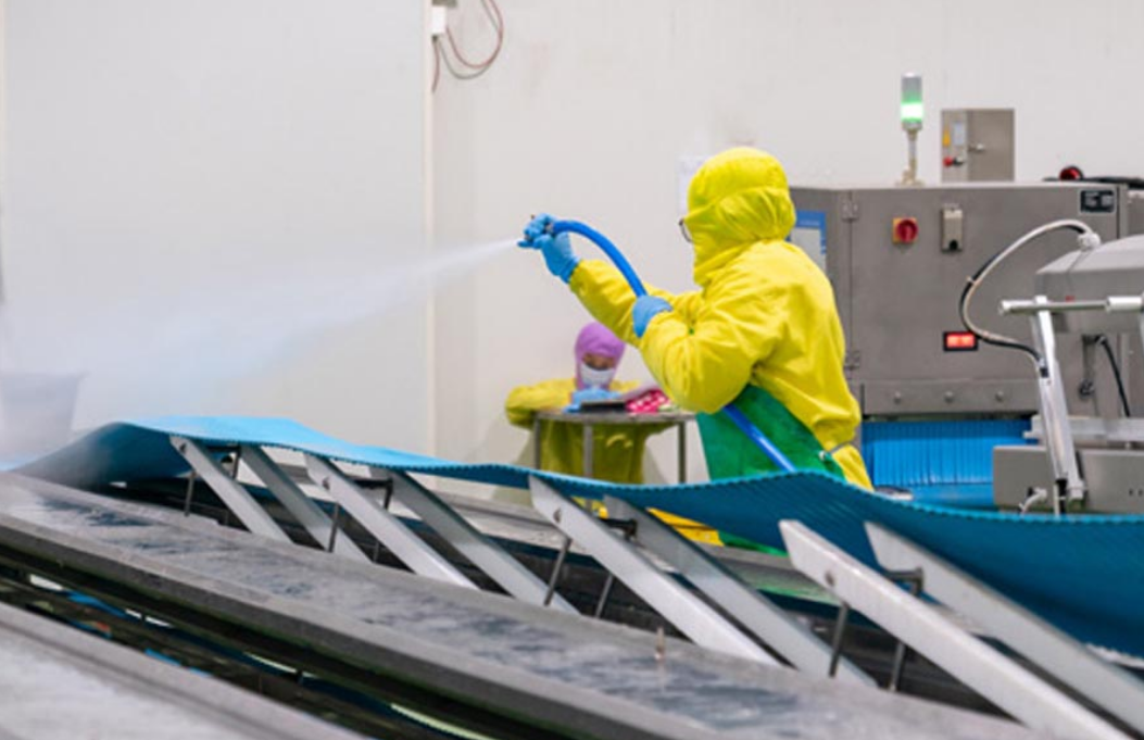 Bearings used in produce processing facilities must be resistant to very wet environments