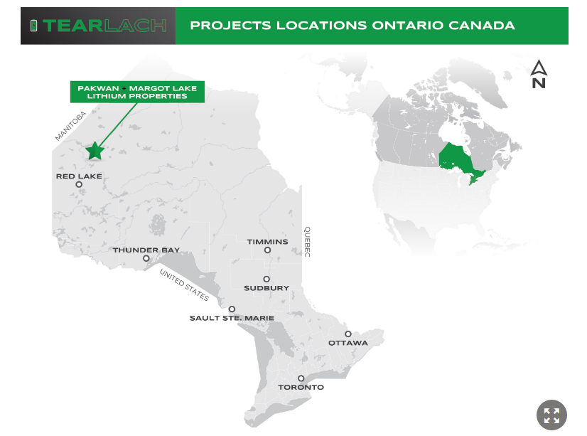 Tearlach Acquires Pegmatite Bearing Lithium Projects Along ‘Electric Avenue,’ Adjacent to Frontier Lithiums Flagship Deposits