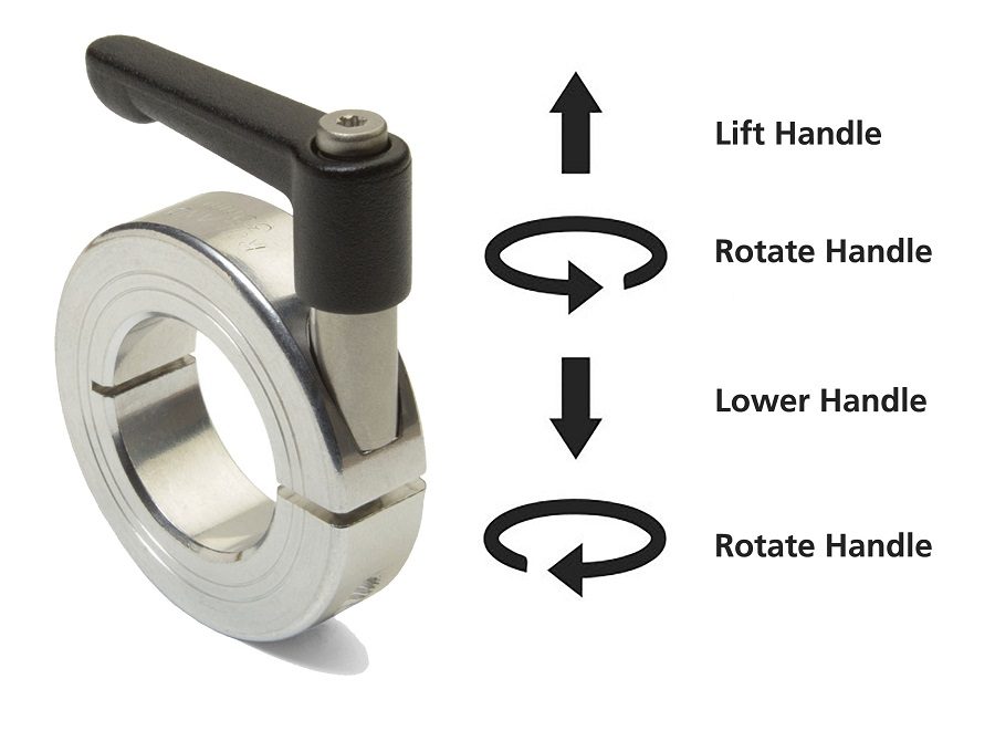 Ruland Expands Range of Quick Clamping Shaft Collars with Clamping Lever