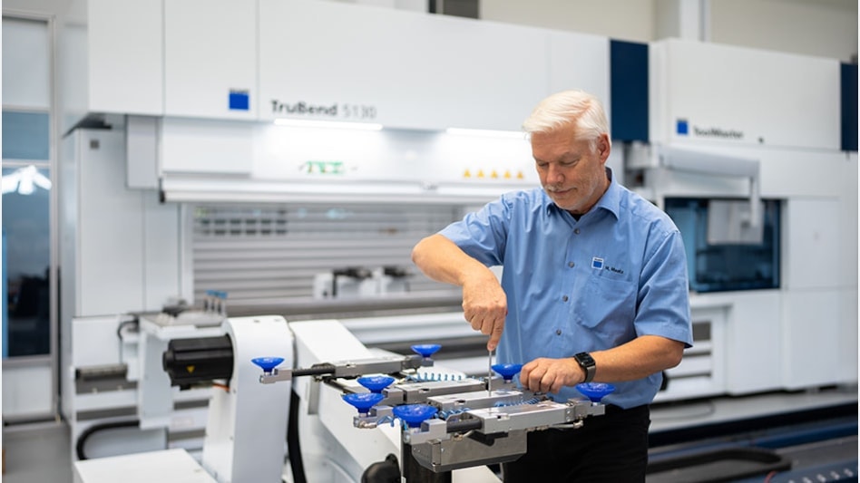 TRUMPF GRIPPER BOOSTS PRODUCTIVITY FOR AUTOMATED BENDING PROCESSES