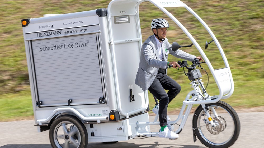 Fleet start for Schaeffler’s chainless drive for e-cargo bikes