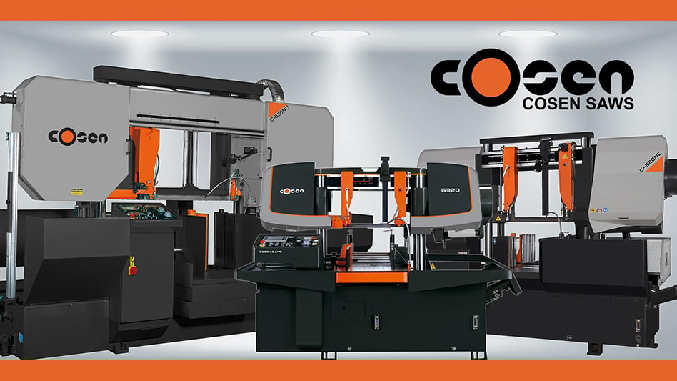 COSEN'S AUTOMATIC DUAL COLUMN BAND SAWS