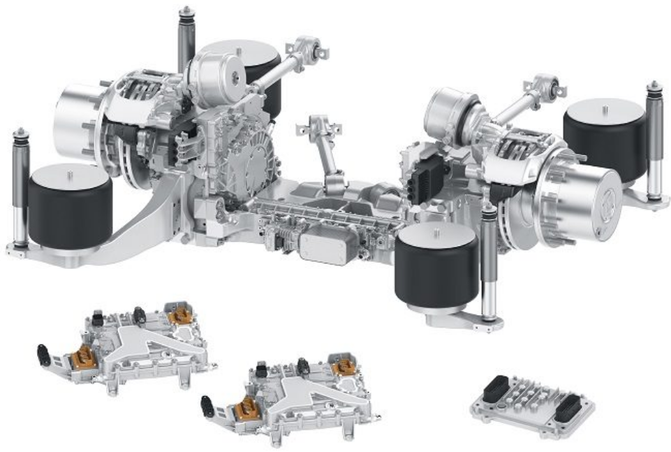 ZF Unveils AxTrax Electric Axle