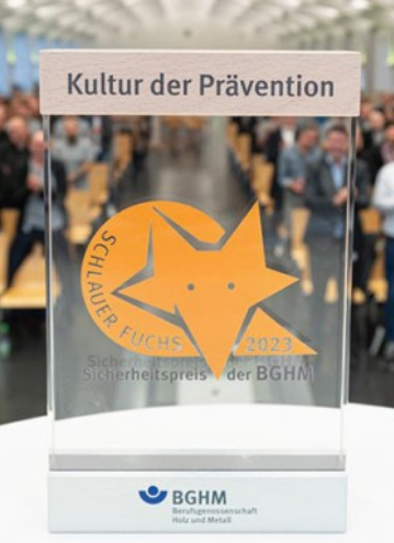 Schaeffler Aerospace wins top award from the BGHM for its safety culture