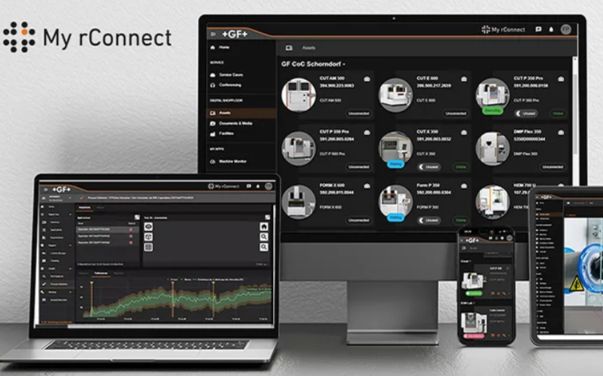 GF MACHINING SOLUTIONS’ MY RCONNECT PLATFORM