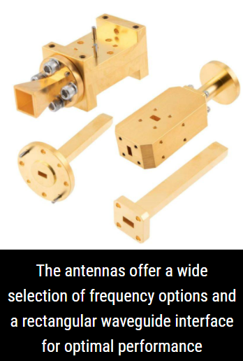 Millimeter-wave horn antennas for test and measurement applications