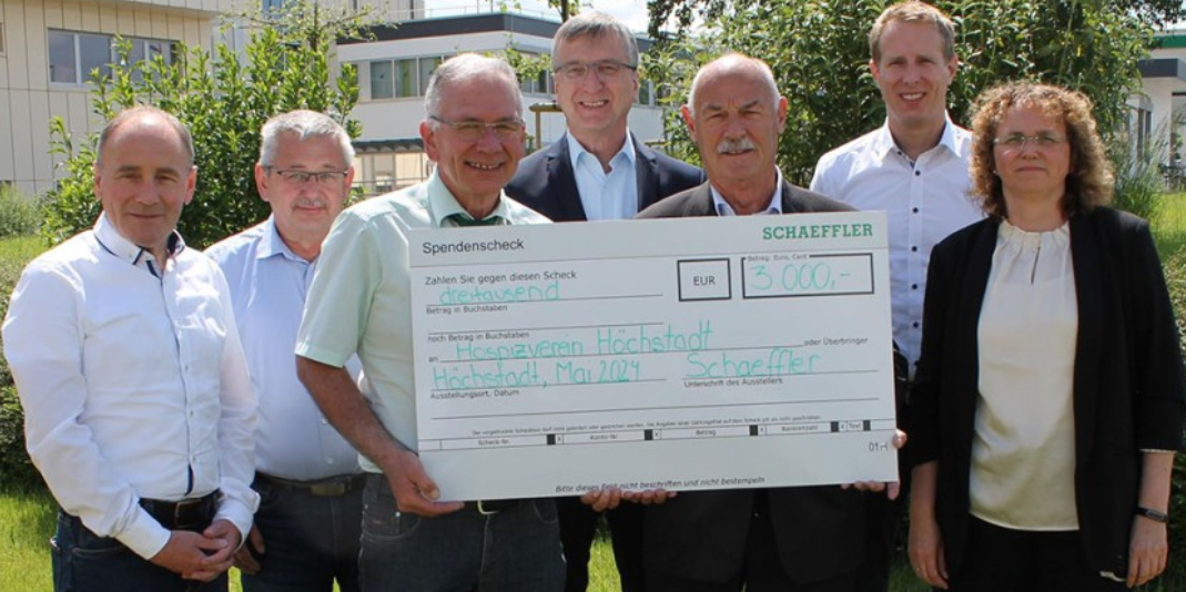 Schaeffler Höchstadt donates to the hospice association