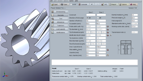 New Integration of the Calculation of Gears, Shafts, and More in 3D CAD