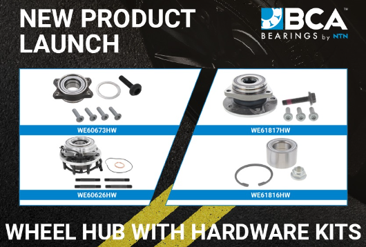 BCA Bearings Launches Wheel Hub with Hardware Kits Product Line