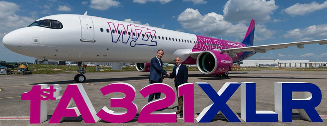 Airbus delivers first Pratt & Whitney-powered A321XLR to Wizz Air